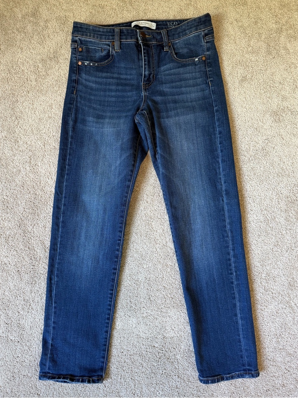 Liverpool Los Angeles Jeans Women’s 8/29 Blue Girlfriend Denim